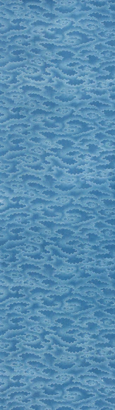 Kimono with design in nagaita-chūgata. “Cloud design”