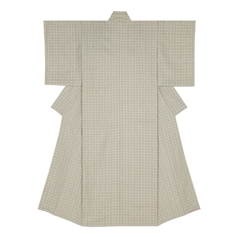 photo Kimono of cotton fūtsū. “The wind shines”