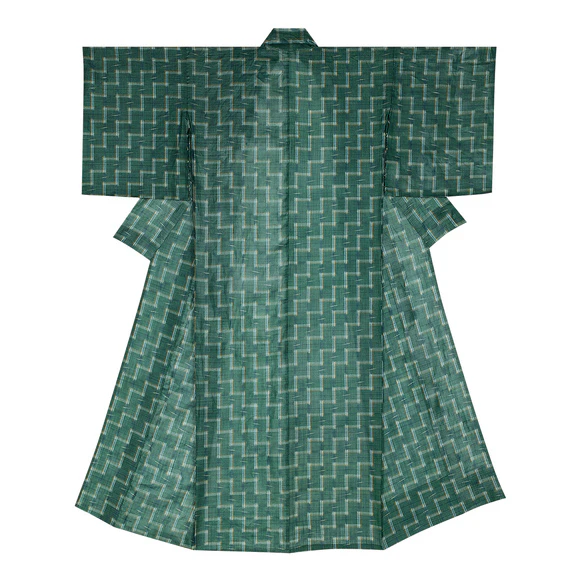 江戸小紋着物「鮫に重ねよろけ縞」(廣瀬 雄一)｜ギャラリージャパン