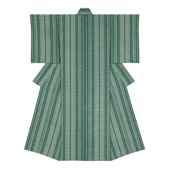 Kimono of ondule. “Brightness of fresh verdure”