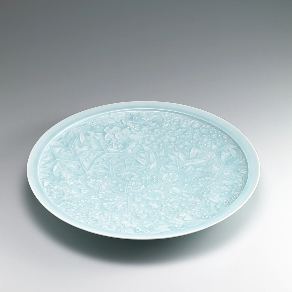 青白磁楓組鉢(久保田 厚子)｜ギャラリージャパン