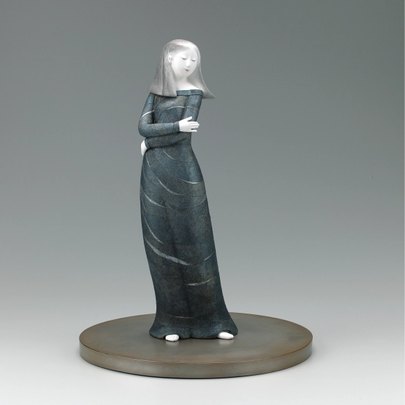 木彫貼込「水ぬるむころ」(岩瀬 なほみ)｜ギャラリージャパン