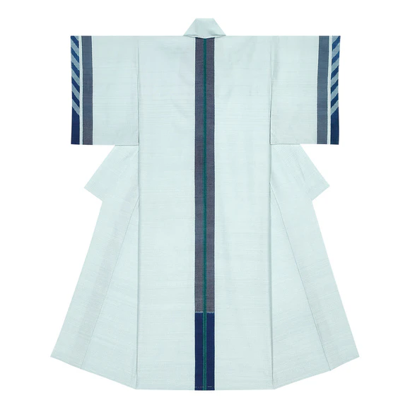 Kimono of tsumugi. “Dazzle”