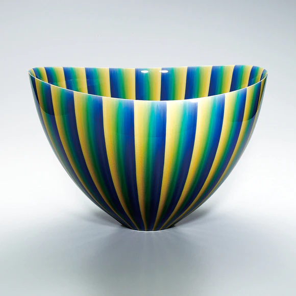 椋灰釉練上壺(松井 康陽)｜ギャラリージャパン