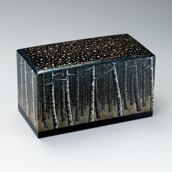 蒔絵箱「雪津津と」(二瓶 和男)｜ギャラリージャパン