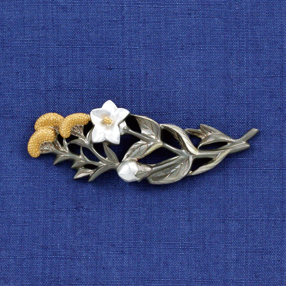 秋草帯留金具(竹花 万貴)｜ギャラリージャパン