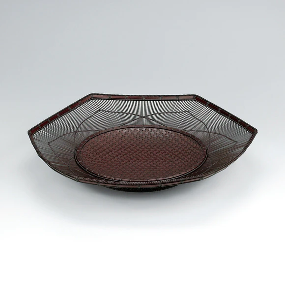 巻編盛籃「花筏」(磯飛 節子)｜ギャラリージャパン