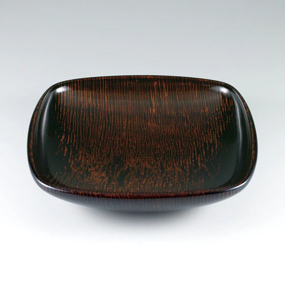 欅拭漆盛器「舟行」(川口 清三)｜ギャラリージャパン