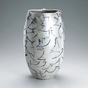 寺本守 銀彩花器