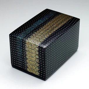キム　茶道具　金榮桂作　乾漆　螺鈿装飾　花鳥文　棗　共箱　V　5785 Amazon.co.jp: 。楾◇2 古美術品 一后一兆作 秋虫桔梗文金彩棗