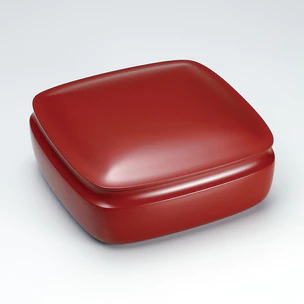 Covered food vessel of kanshitsu. “Dawn”