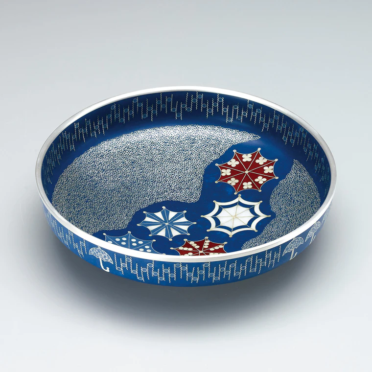 photo Cloisonne bowl. “Rainy day”