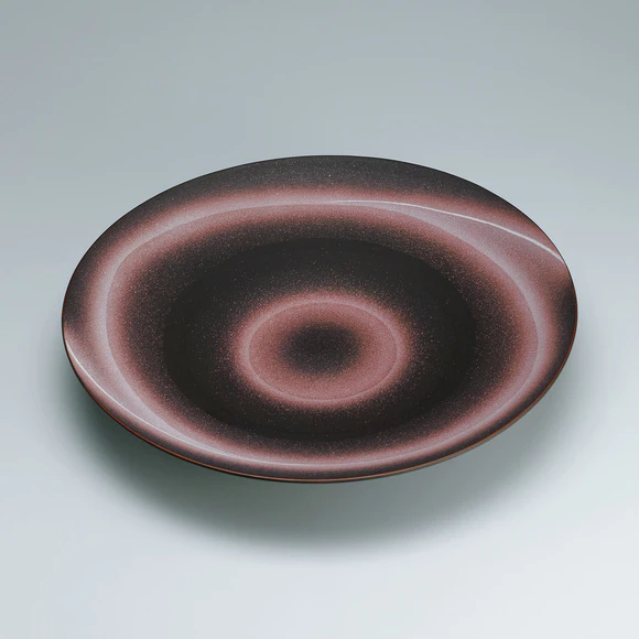 九谷赤絵網手皿(福島 武山)｜ギャラリージャパン