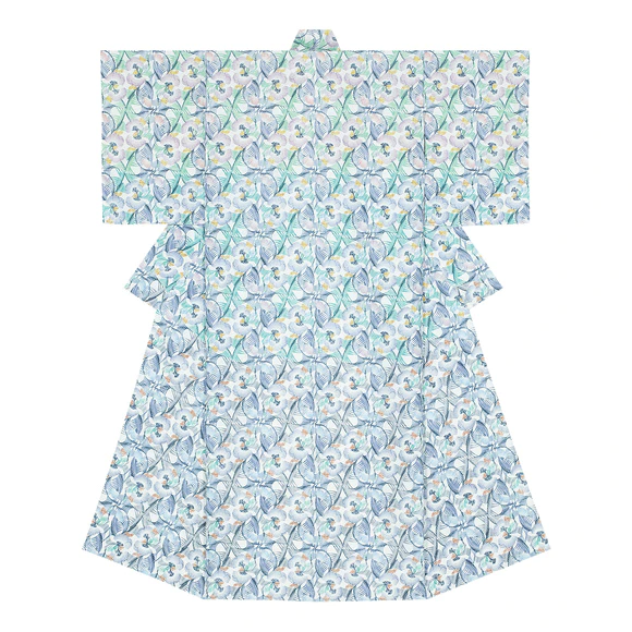 型絵染着物「初夏」