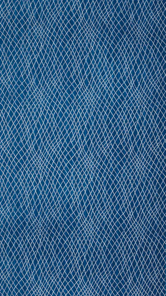Cloth for kimono with design in nagaita-chūgata. “Wavering bamboo pattern”