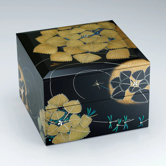 乾漆箱「新雪」(水口 咲)｜ギャラリージャパン