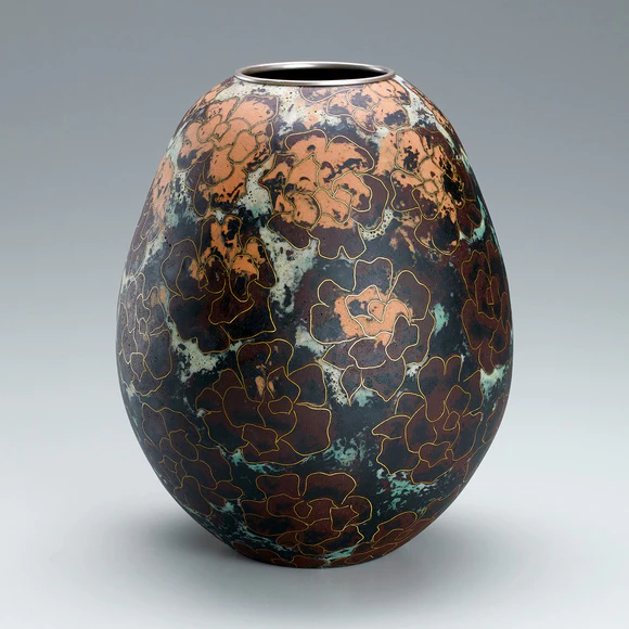 泥七宝花入「麗」
