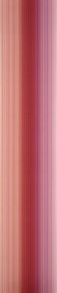 Kokura striped weave cotton cloth. “Rushing stream of red and vermilion”