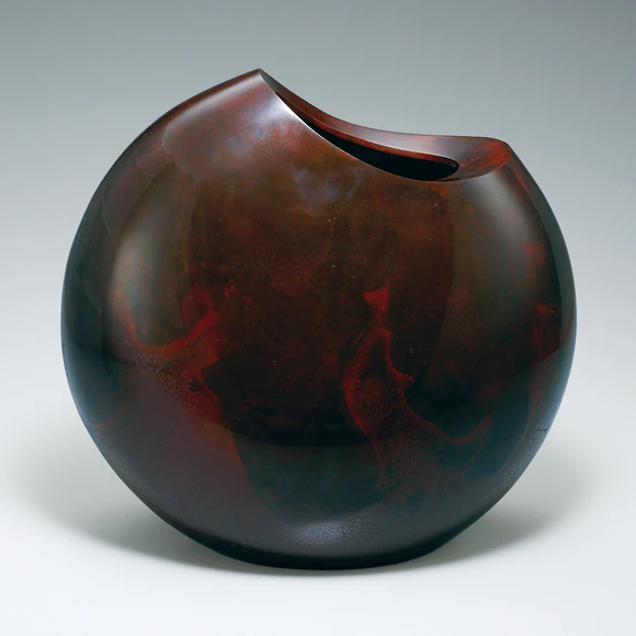 木目金花瓶(玉川 宣夫)｜ギャラリージャパン