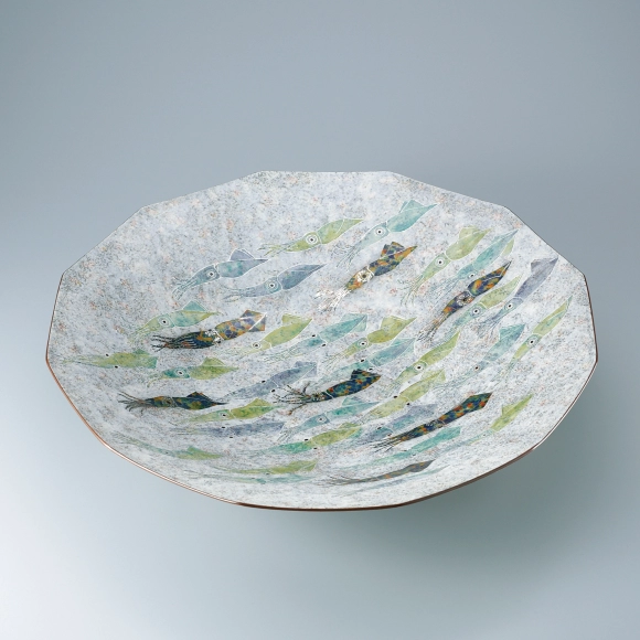 釉刻色絵金銀彩鉢(伊藤 北斗)｜ギャラリージャパン