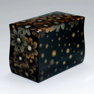 Box of with design in makie. “Cosmos”