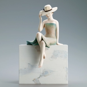 “Coral reef”. Ceramic with polychromy.
