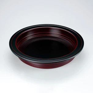 Food vessel made by bending work.