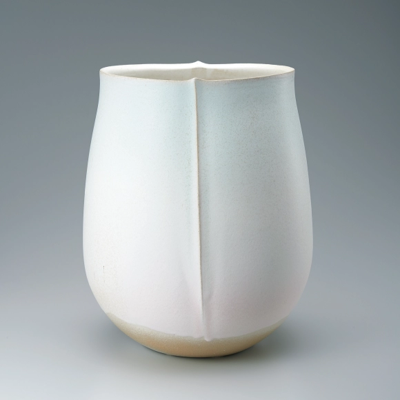 Deep Bowl with Colored Glaze