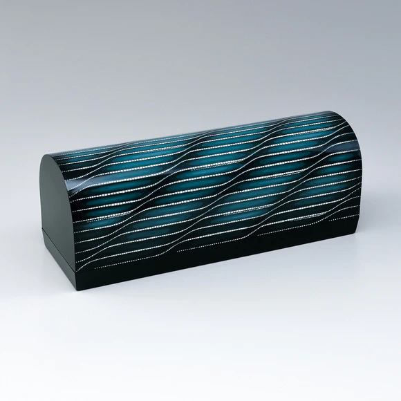 美品　金城一国斎（麗暁）　七代　梅花散曲盆　茶道具　盆　お盆　道具　広島県出身 七代 金城一国斎の作家情報・作品一覧｜ギャラリージャパン