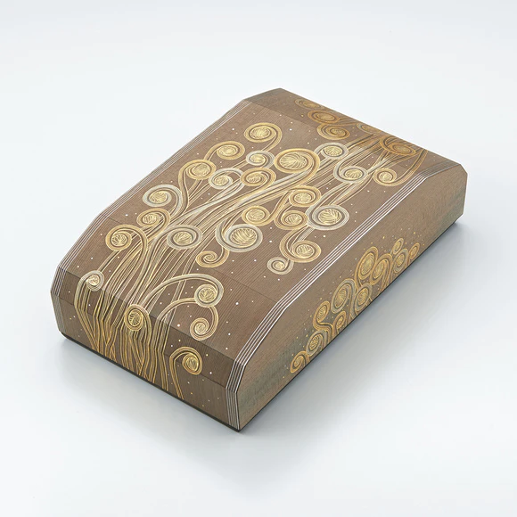 截金飾筥「滔滔と」(中村 佳睦)｜ギャラリージャパン