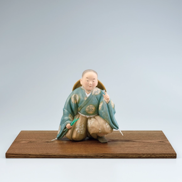Ceramic Sculpture with Polychromy “Taking a Rest”