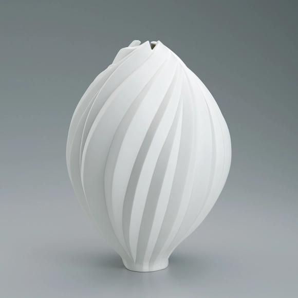 白磁水指(高橋 奈己)｜ギャラリージャパン