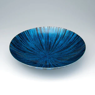 Bowl with Underglaze Platinum Decoration