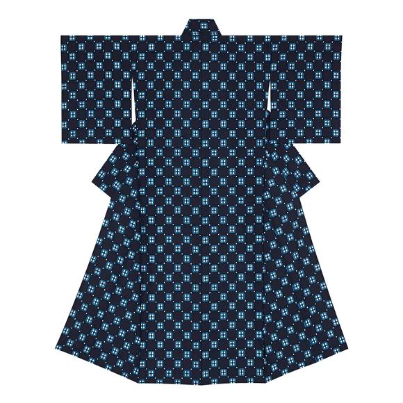 久留米絣着物「秋高気爽」(加藤 伸子)｜ギャラリージャパン