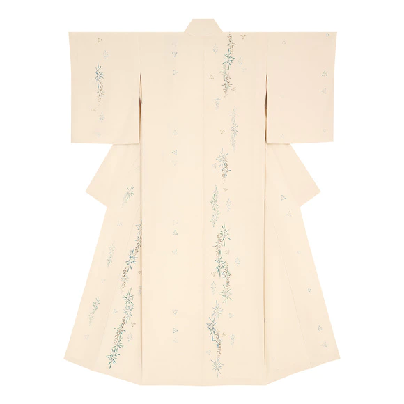 Kimono with embroidery. “Idyllic spring”