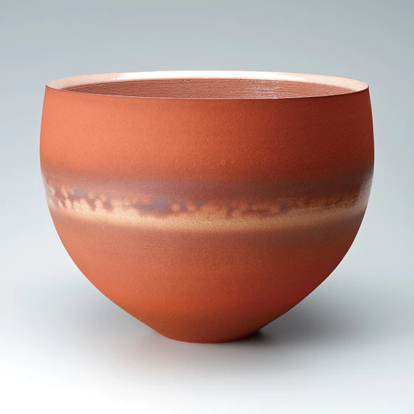 陶芸作品 ピンクオレンジの器 大和 稔の作家情報・作品一覧｜ギャラリージャパン