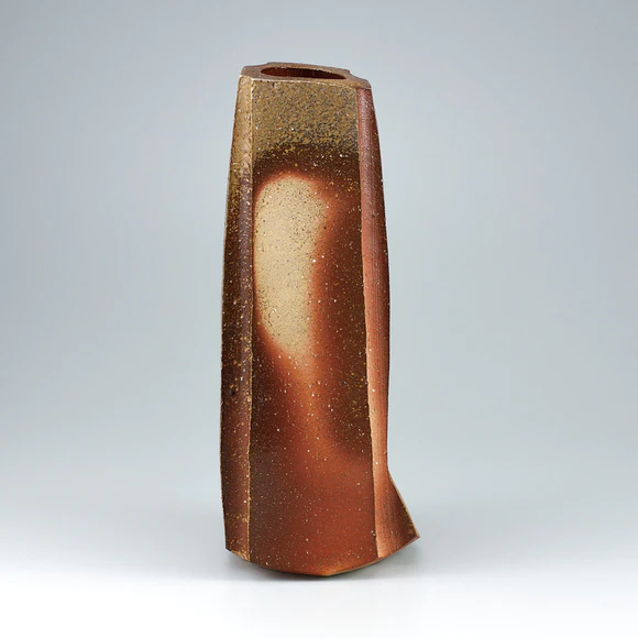 備前 緋𧜎四方皿(松嶋 弘)｜ギャラリージャパン