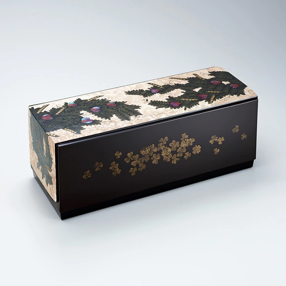 木地蒔絵箱「河面」(内野 薫)｜ギャラリージャパン