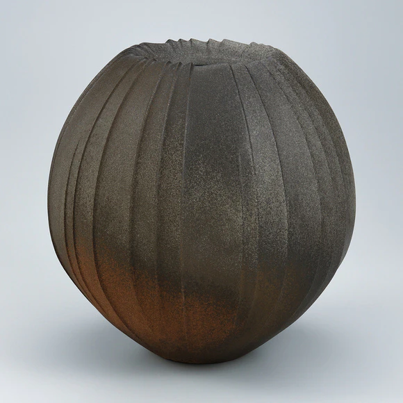 Folded ceramic.