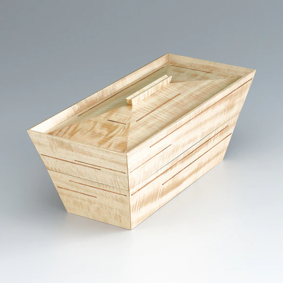 Box of horse chestnut wood