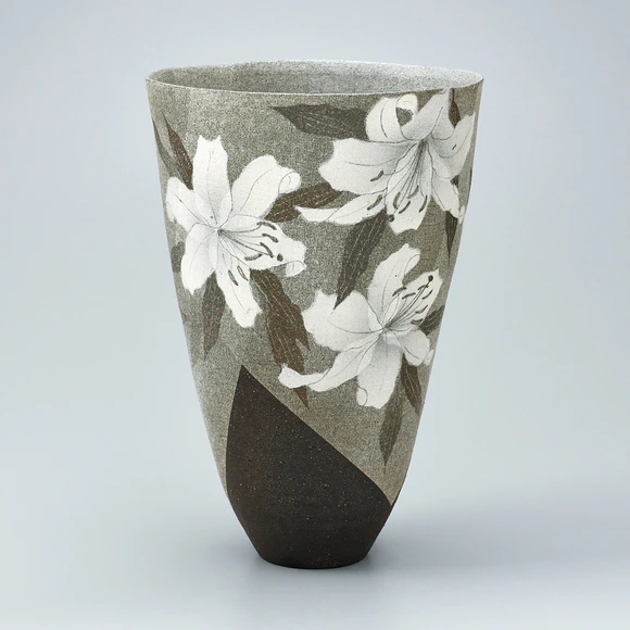 百合文花器(新村 陽子)｜ギャラリージャパン