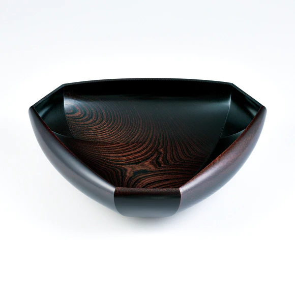 欅拭漆盛器「舟行」(川口 清三)｜ギャラリージャパン