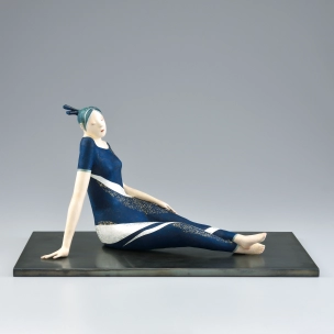 “Galaxy” Formed with toso over wooden core and covered with paper