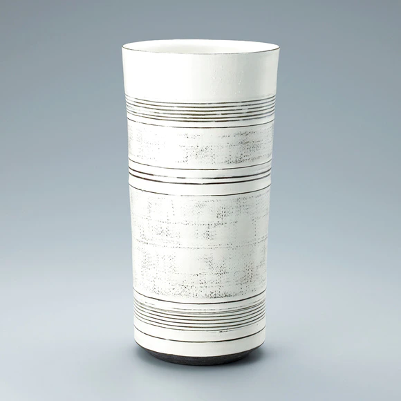 明　白磁　線彫　壺 重要無形文化財保持者 井上萬二 作陶展 | 美術| 伊勢丹 浦和店