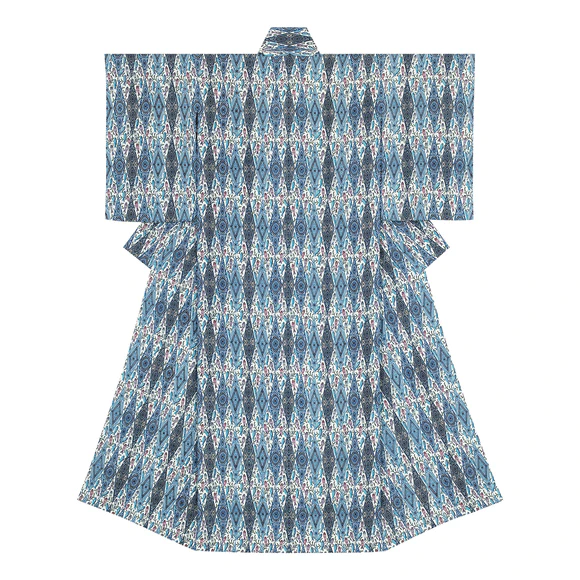 琉球紅型訪問着「潮騒」(城間 栄市)｜ギャラリージャパン