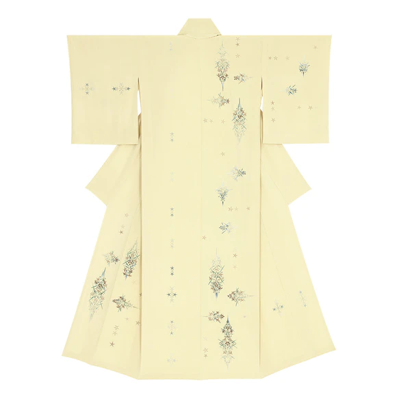 Kimono with embroidery. “Resonance”