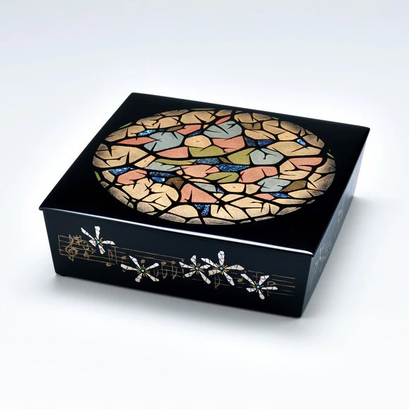 平文蒔絵中次「露花」 (Kenji Komatsubara) ｜Gallery Japan