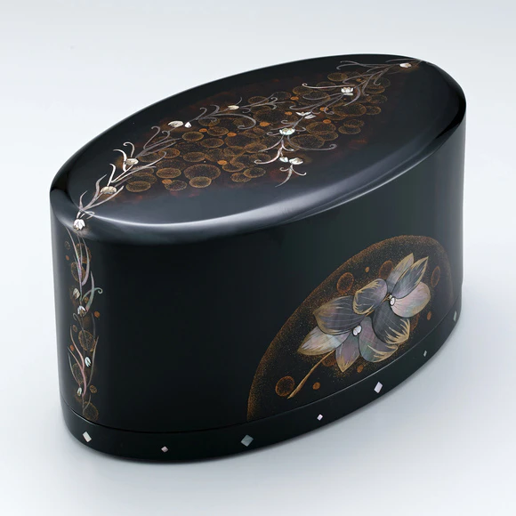 菊紋螺鈿蒔絵箱「秋韻」(江藤 國雄)｜ギャラリージャパン