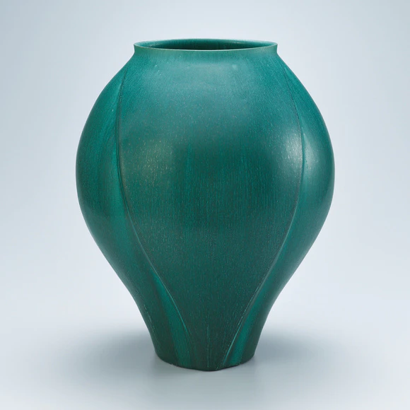 緑釉壷(黒岩 達大)｜ギャラリージャパン