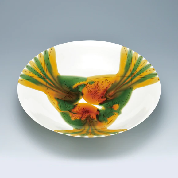 色絵流加彩鉢(梅本 孝征)｜ギャラリージャパン